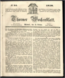 Thorner Wochenblatt 1850, No. 14