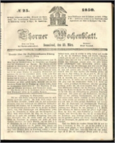 Thorner Wochenblatt 1850, No. 25
