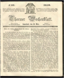 Thorner Wochenblatt 1850, No. 27