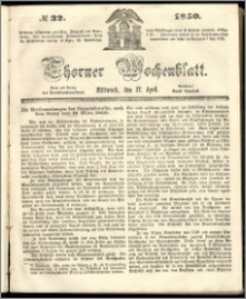 Thorner Wochenblatt 1850, No. 32