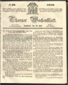 Thorner Wochenblatt 1850, No. 33