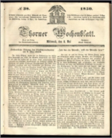 Thorner Wochenblatt 1850, No. 38