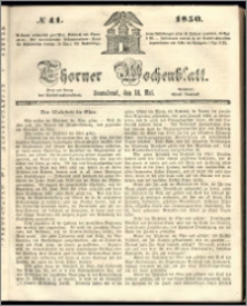 Thorner Wochenblatt 1850, No. 41