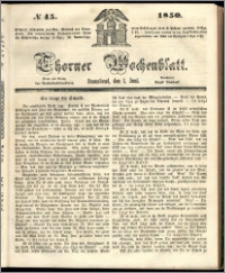 Thorner Wochenblatt 1850, No. 45