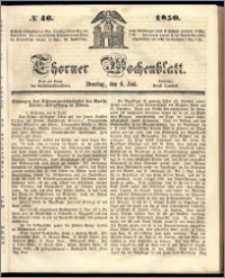 Thorner Wochenblatt 1850, No. 46