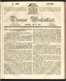 Thorner Wochenblatt 1850, No. 49