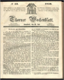 Thorner Wochenblatt 1850, No. 53 + Beilage