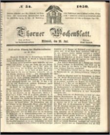 Thorner Wochenblatt 1850, No. 54