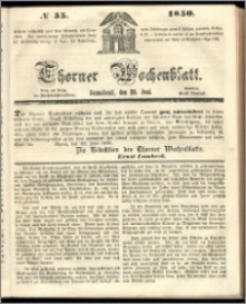 Thorner Wochenblatt 1850, No. 55 + Beilage