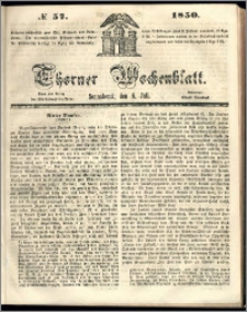 Thorner Wochenblatt 1850, No. 57 + Beilage