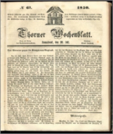 Thorner Wochenblatt 1850, No. 61