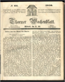 Thorner Wochenblatt 1850, No. 64