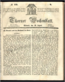 Thorner Wochenblatt 1850, No. 72