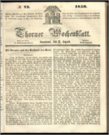 Thorner Wochenblatt 1850, No. 73