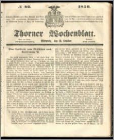Thorner Wochenblatt 1850, No. 86