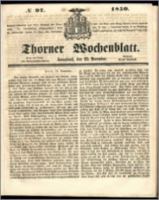 Thorner Wochenblatt 1850, No. 97 + Beilage