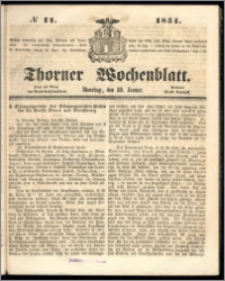 Thorner Wochenblatt 1851, No. 11