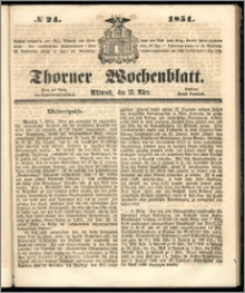 Thorner Wochenblatt 1851, No. 24