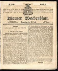 Thorner Wochenblatt 1851, No. 56
