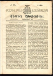 Thorner Wochenblatt 1851, No. 59