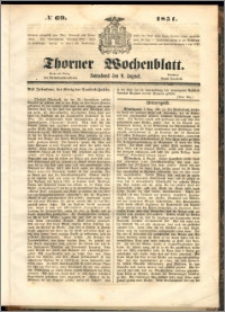 Thorner Wochenblatt 1851, No. 69