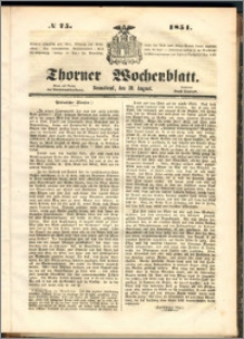 Thorner Wochenblatt 1851, No. 75