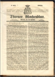 Thorner Wochenblatt 1851, No. 82