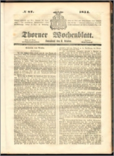 Thorner Wochenblatt 1851, No. 87