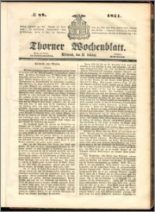 Thorner Wochenblatt 1851, No. 88