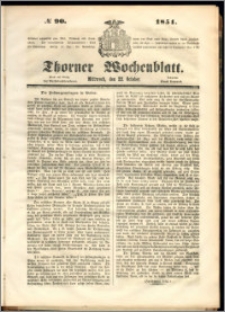 Thorner Wochenblatt 1851, No. 90
