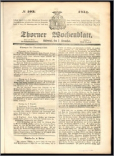 Thorner Wochenblatt 1851, No. 103