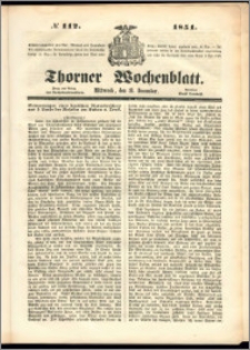 Thorner Wochenblatt 1851, No. 112