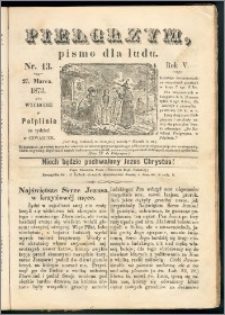 Pielgrzym, pismo religijne dla ludu 1873 nr 13