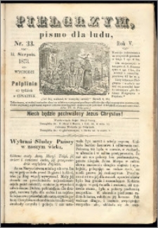 Pielgrzym, pismo religijne dla ludu 1873 nr 33