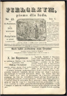 Pielgrzym, pismo religijne dla ludu 1873 nr 43