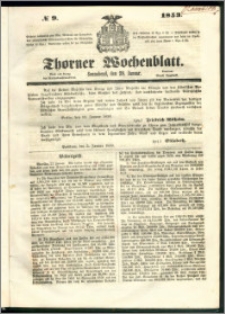 Thorner Wochenblatt 1853, No. 9