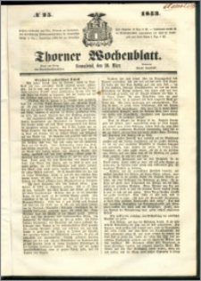 Thorner Wochenblatt 1853, No. 25