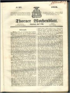 Thorner Wochenblatt 1853, No. 37 + Extra Beilage