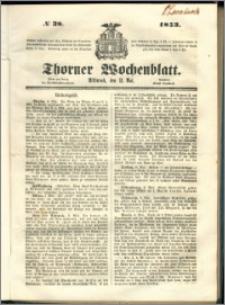 Thorner Wochenblatt 1853, No. 38