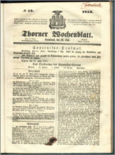 Thorner Wochenblatt 1853, No. 52