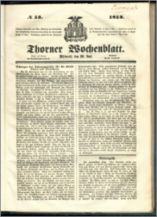 Thorner Wochenblatt 1853, No. 53