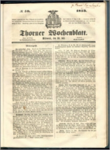Thorner Wochenblatt 1853, No. 59