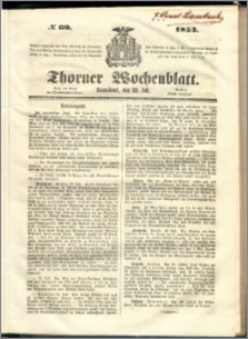 Thorner Wochenblatt 1853, No. 60
