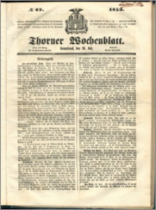 Thorner Wochenblatt 1853, No. 62
