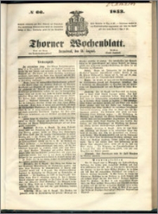 Thorner Wochenblatt 1853, No. 66