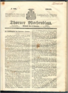 Thorner Wochenblatt 1853, No. 89