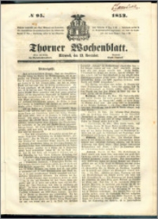 Thorner Wochenblatt 1853, No. 95