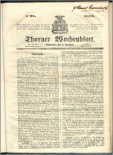 Thorner Wochenblatt 1853, No. 98