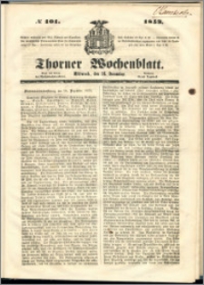 Thorner Wochenblatt 1853, No. 101