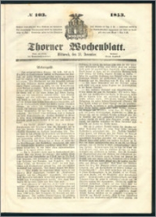 Thorner Wochenblatt 1853, No. 103